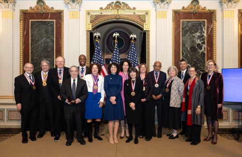 Group picture of National Medal of Science and National Medal of Technology and Innovation ceremony