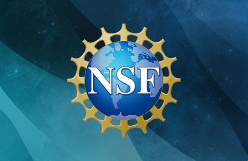NSF logo against a blueish background