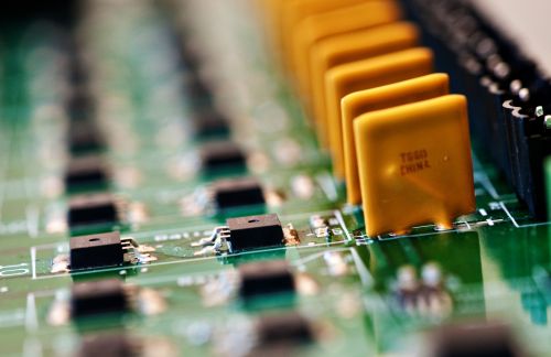 Close-up of a circuit board