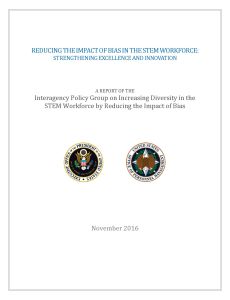 Cover of Reducing the Impact of Bias in the STEM Workforce (2016)