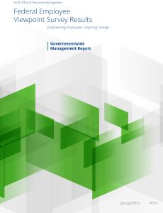 2023 FEVS governmentwide report cover