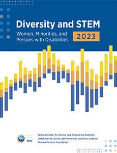 Diversity and STEM 2023 Report cover.