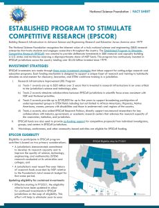 Established Program to Stimulate Competitive Research (EPSCOR)