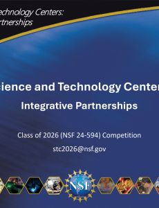 PowerPoint cover for STC with NSF logo