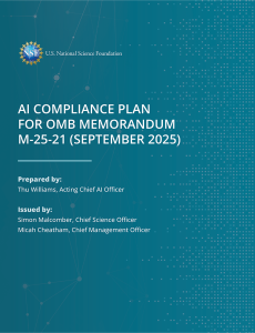 AI compliance plan cover.