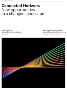 Connected Horizons report cover.