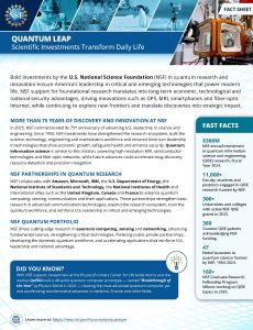 Quantum Fact Sheet front page
