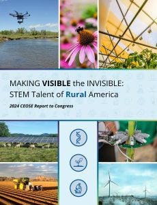 CEOSE 2024 Report Cover: STEM Talent of Rural America