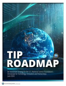 PDF cover for TIP roadmap including an abstract view on earth's globe