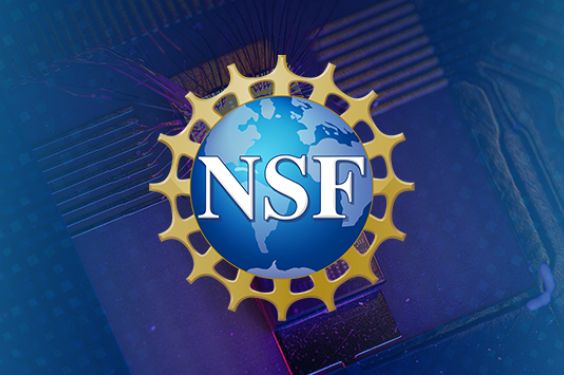 NSF logo against a blueish background