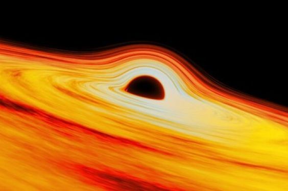 Supermassive black hole Sagittarius A* at the Milky Way's center