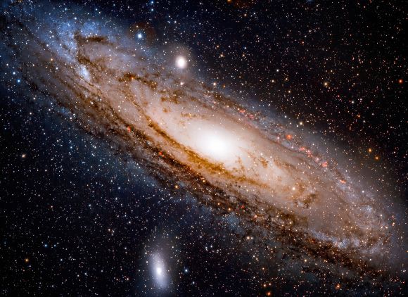 Black hole hidden in star cluster in Andromeda galaxy