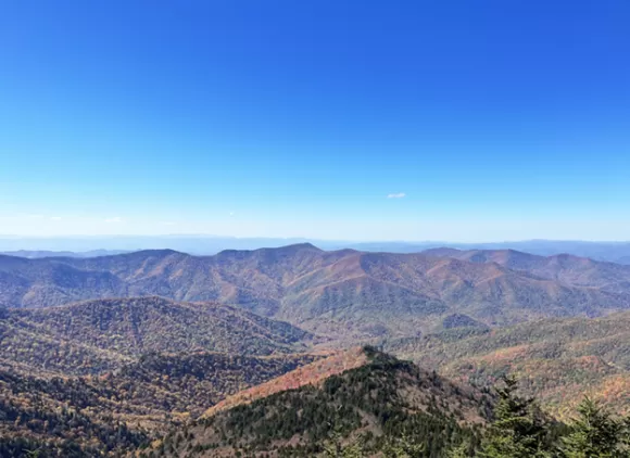 mountain peaks in North Carolina