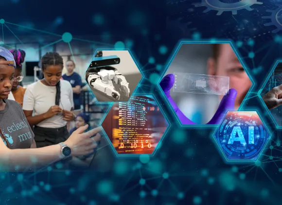 collage of artificial intelligence images