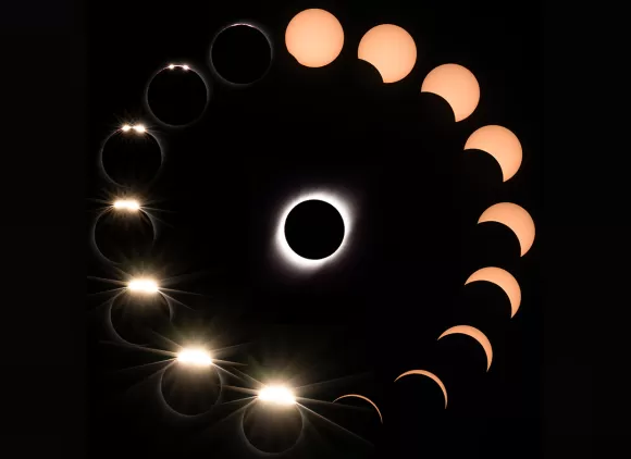 Phases of 2019 July 2 Solar Eclipse