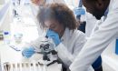Photo of researchers in a lab