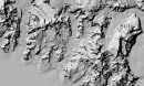 aerial view of polar region