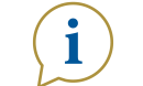 Illustration of a speech bubble containing the letter i.
