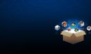 Public Access banner with a blue background, then to the right is an open box with light peering out the top with image icons of people popping out