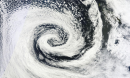 cyclone from aerially