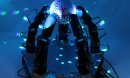 Using a sense of touch, a robot hand can manipulate in the dark or in difficult lighting conditions.