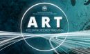 Abstract technology background with the text National Science Foundation ART, Accelerating Research Translation