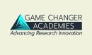 logo with a triangle pyramid for game changer academies