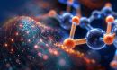 Decorative Banner of zoomed in molecules