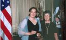 Angelika Amon and Rita Colwell, NSF Director