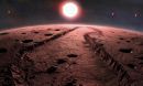Surface of planet discovered by the International Gemini Observatory