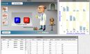 screenshot from Data Games project showing a chartoon doctor and dog
