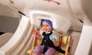 Baby in brain scanner