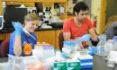 researchers in a lab