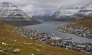 View of town in the Faroe Islands