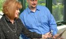 Professor Karen Wolford and former student