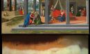 Top: Scenes From the Life of Saint John the Baptist, Bottom: Cross section of paint layers.