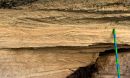 herringbone pattern in sand