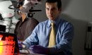 Photo of bioengineer Rafael Davalos in his laboratory at Virginia Tech.