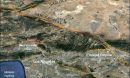 the greater Los Angeles area lies near the San Andreas Fault