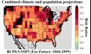 combined climate and population projections