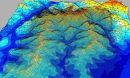 3D 'mesh' image of a catchment