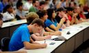 students in a lecture hall