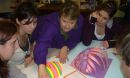 math teacher with students