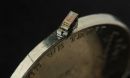micro-biosensor on the side of a coin