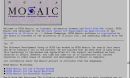 Screen shot of the Mosaic Web browser interface.