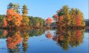 Harvard Pond lies within the Harvard Forest