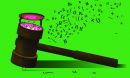 Graphic of an auction gavel