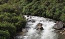 Photo of the Rio Santa Maria, a tributary of the Oyacachi River in Ecuador, after heavy rains.