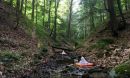 stream with chemical contaminants