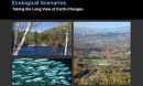 title slide showing images of fish, water and trees